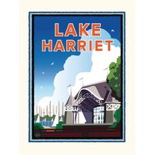 Lake Harriet Pavilion Wallpaper Mural