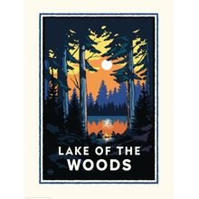 Lake of the Woods Wall Mural