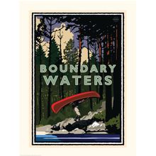 Boundary Waters Portage Wall Mural