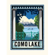 Como Lake Wall Mural