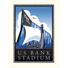 US Bank Stadium Wall Mural