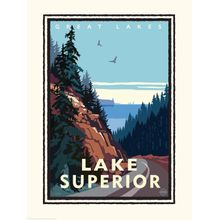 Great Lakes - Lake Superior Wall Mural