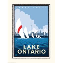 Great Lakes - Lake Ontario Wall Mural