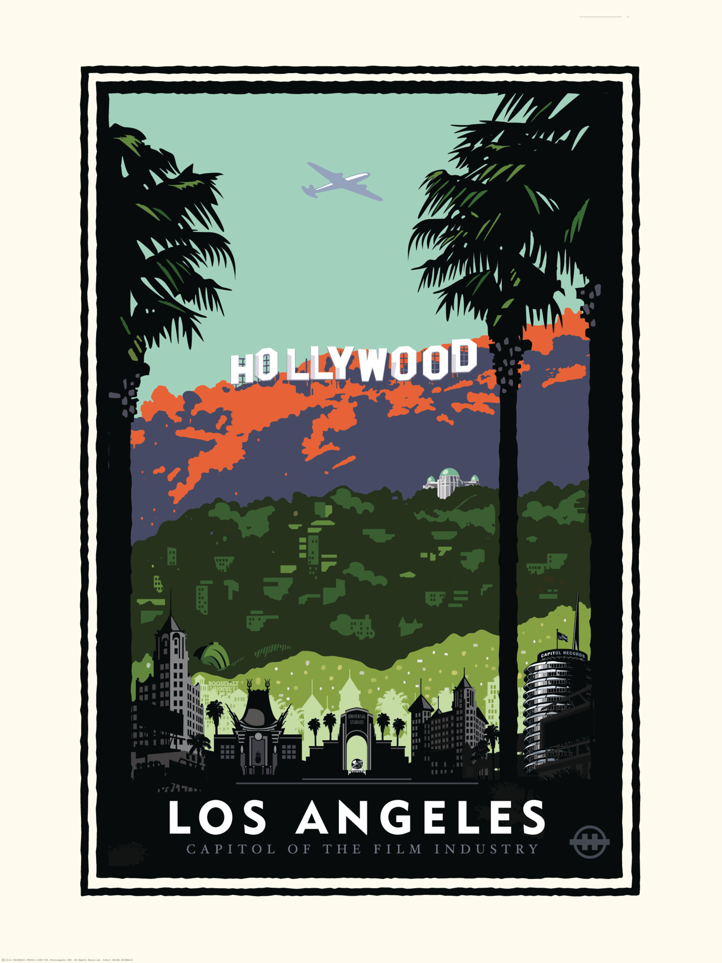 Hollywood Sign Wall Mural Murals Your Way