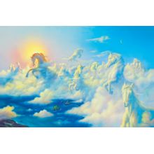 Above The Clouds Wall Mural