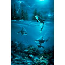 Stormy Night Wall Mural