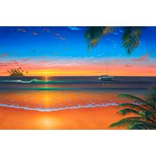 Island Romance Wall Mural