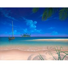 Serenity Beach Wall Mural