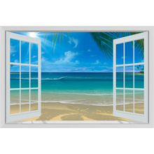 Sun Shine Through The Window Wall Mural