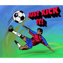 Just Kick It Wall Mural