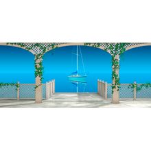 Blue Skies Wall Mural