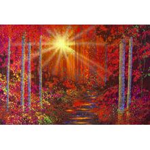 Crimson Forest Wall Mural