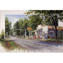 Another Blue Highway Pitstop Wall Mural