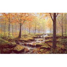 Autumn Gold Rush Wall Mural