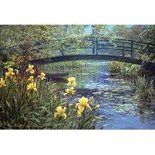 Monet's Bridge Wall Mural