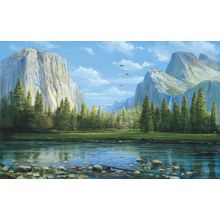 Cathedral Rocks El Capitan Wall Mural