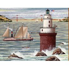 Lighthouse Repairs Wall Mural