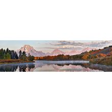 First Light On The Tetons Wall Mural