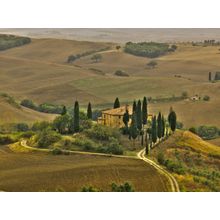San Quirico Val D' Orcia Valley, Tuscany Mural Wallpaper