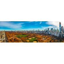 Colorful New York Pano Wall Mural