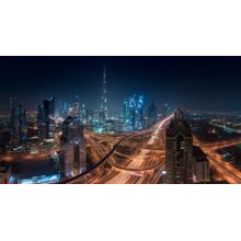 Downtown Dubai Wall Mural