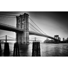 Brooklyn Bridge Sunrise Wall Mural