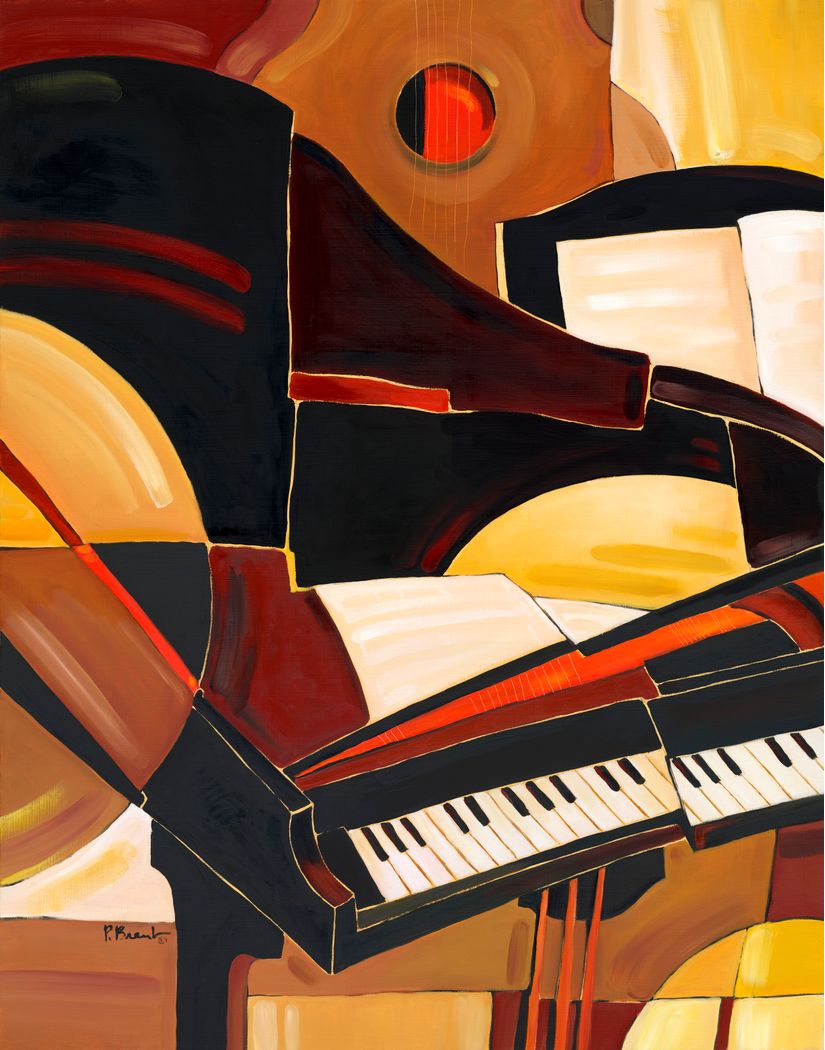 colorful piano wallpaper