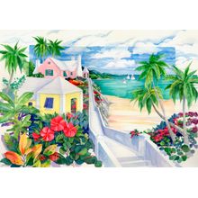 Island Cliffs Wall Mural