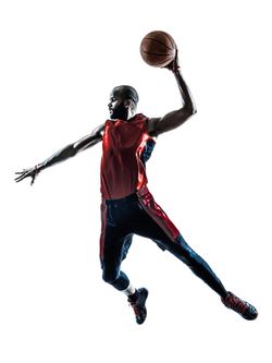 Basketball-Player-Dunk-Mural-Wallpaper