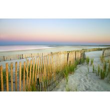 Sandy Beach At Twilight Wall Mural