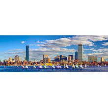 Boston Massachusetts Skyline Wall Mural