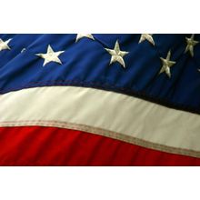American Flag Blowing In The Wind Wall Mural