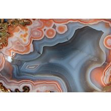 Detail Of Colored Agate Wall Mural