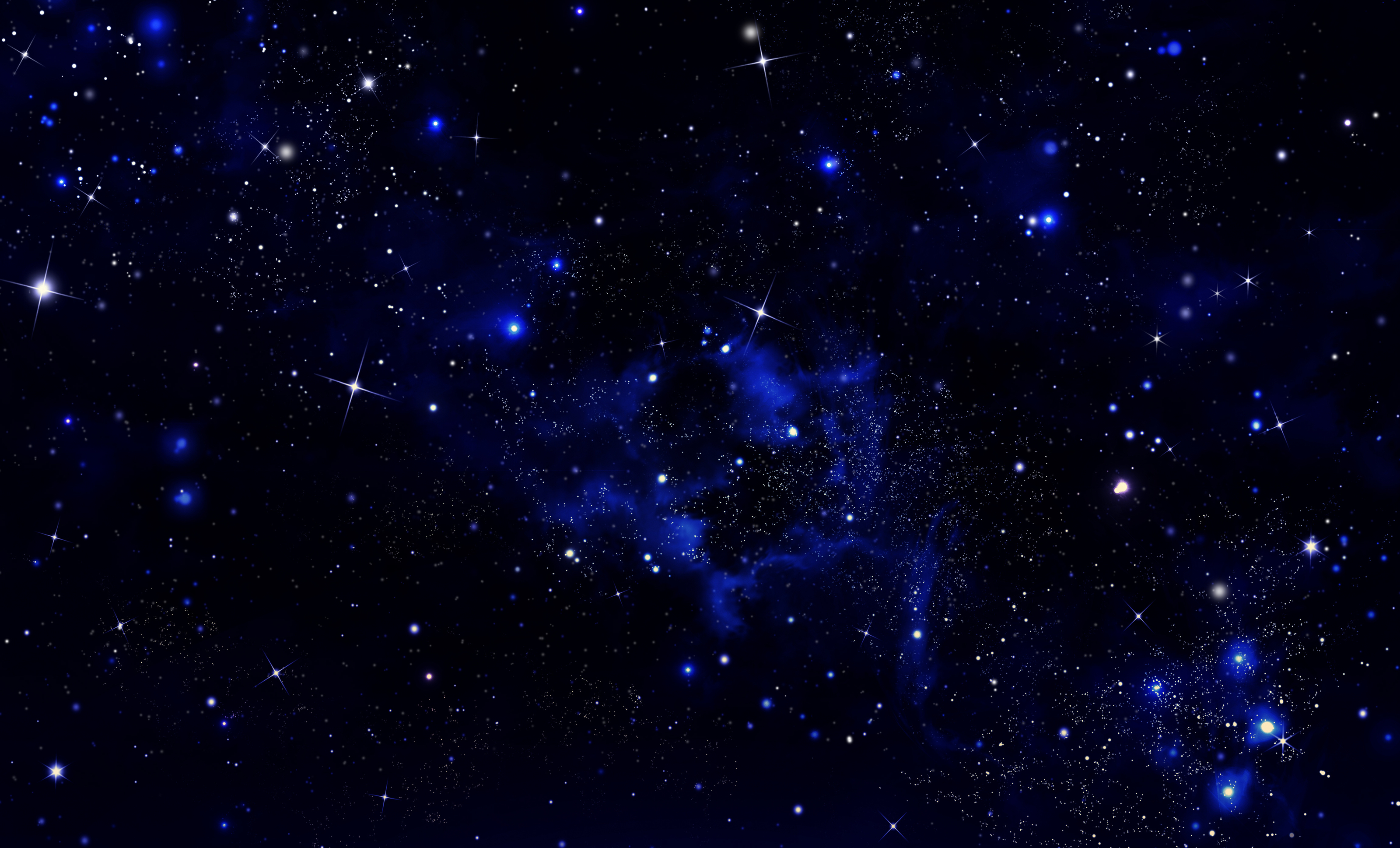 blue and black stars wallpaper