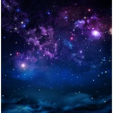 Starry Clouds Wall Mural