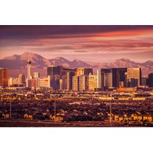 Las Vegas Sunset Wall Mural