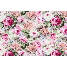 Rose Fabric From Retro Tapestry Wall Mural