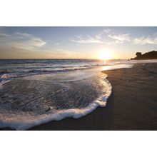Malibu Sunset On The Beach Wall Mural