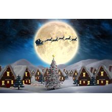 Christmas Village Wall Mural