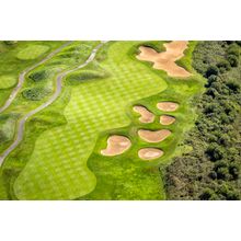 Golf Course Aerial View 2 Wall Mural