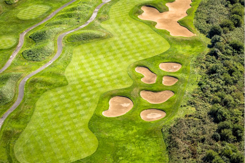Golf-Course-Aerial-View-2-Wallpaper-Mural
