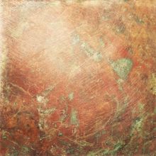 Old And Scratched Copper Metal Wall Mural