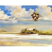 Island-Blue Wall Mural