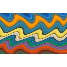 Abstract Boat Stripes Wall Mural