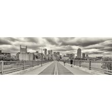View Of Downtown Minneapolis From Stone Arch Bridge Wall Mural