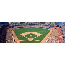 Aerial View Of Dodger Stadium Wall Mural