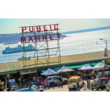 Pike Place Market Seattle, WA Wall Mural