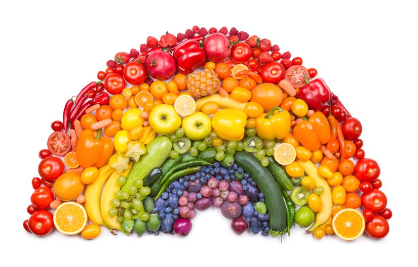 Fruit-And-Vegetable-Rainbow-Wall-Mural
