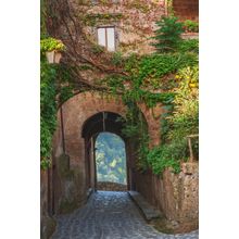 Arches in a Tuscan Village Wall Mural