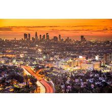 Los Angeles Sunset Wallpaper Mural